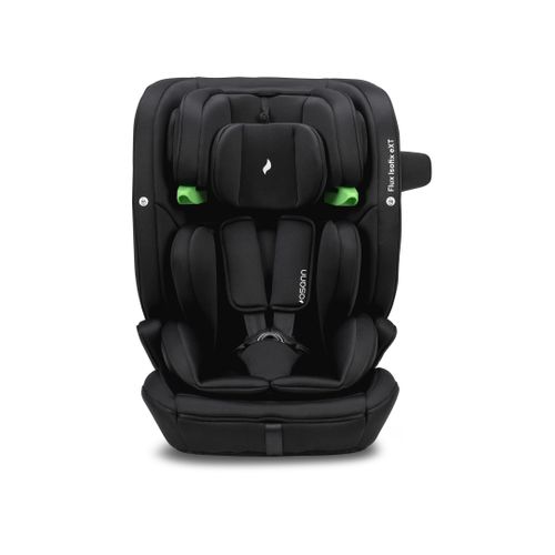 Siège Auto Enfant Flux Isofix Ext I-size Top-tether - 76-150cm - 15 Mois/12 Ans - Groupe 2/3 - Noir