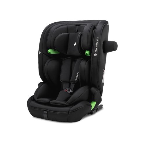Siège Auto Enfant Flux Isofix Ext I-size Top-tether - 76-150cm - 15 Mois/12 Ans - Groupe 2/3 - Noir