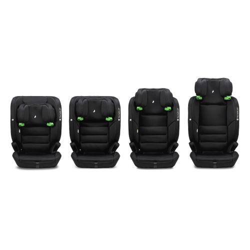 Siège Auto Enfant Flux Isofix Ext I-size Top-tether - 76-150cm - 15 Mois/12 Ans - Groupe 2/3 - Noir