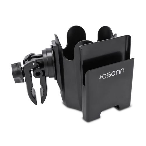 Support Gobelet/téléphone Pour Poussette - Noir