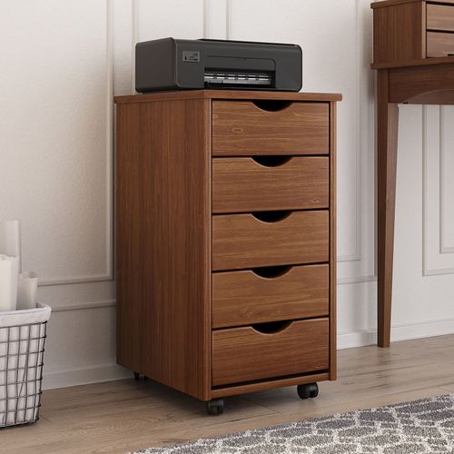 Caisson De Bureau Lagos L 35 Cm, En Bois - Brun Foncé