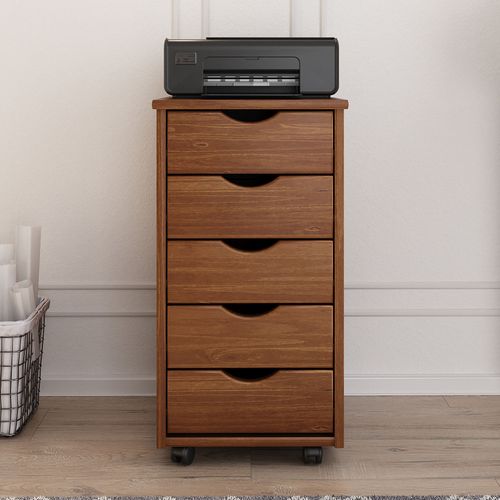 Caisson De Bureau Lagos L 35 Cm, En Bois - Brun Foncé