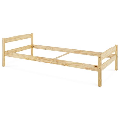 Lit En Pin Boris, 90 X 200 Cm, Vernis Naturel