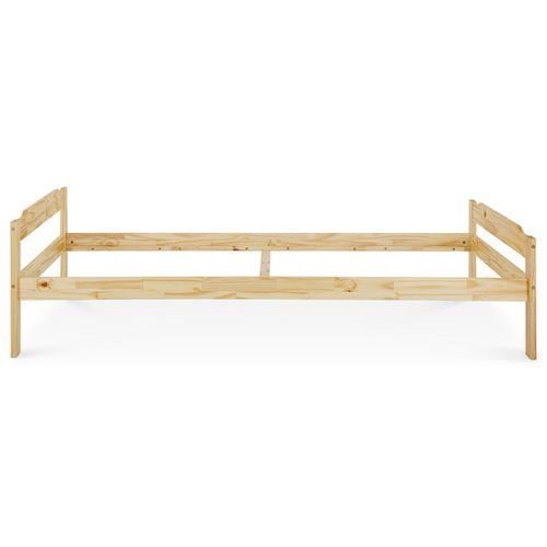 Lit En Pin Moritz, 90 X 200 Cm, Vernis Naturel