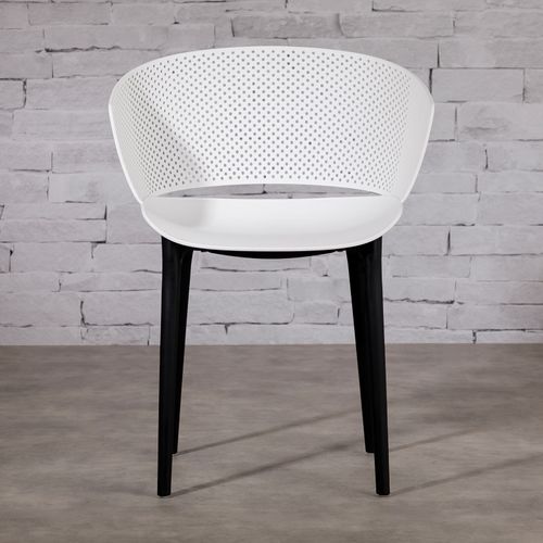 Lot De 4 Chaises De Jardin Olindo - Blanc