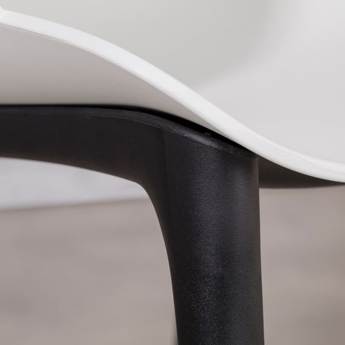 Lot De 4 Chaises De Jardin Olindo - Blanc