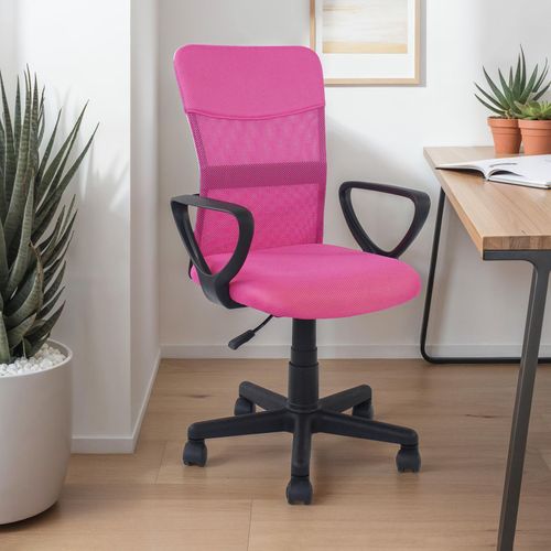 Chaise De Bureau Jogo Assise Pivotante - Rose