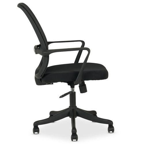Chaise De Bureau Ergonomique Mollis Réglable En Tissu Mesh - Noir