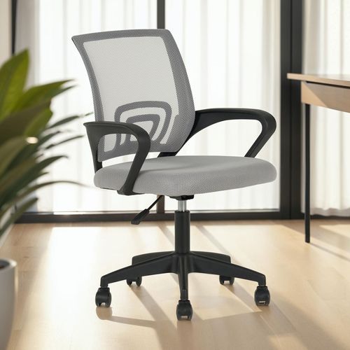 Chaise De Bureau Ergonomique Jake Réglable En Tissu Mesh - Gris