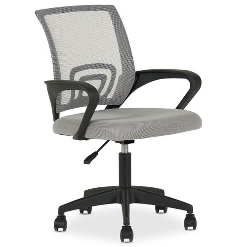 Chaise De Bureau Ergonomique Jake Réglable En Tissu Mesh - Gris