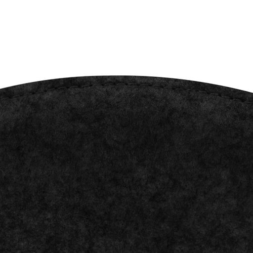 Lot De 2 Coussins D'assise Jonita, En Feutre Noir