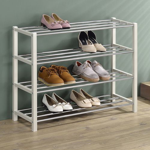 Étagère à Chaussures Dublin, 4 Niveaux - Beige