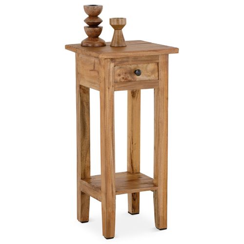 Table D'appoint Gerbier H 66 Cm , En Acajou - Coloris Rustique
