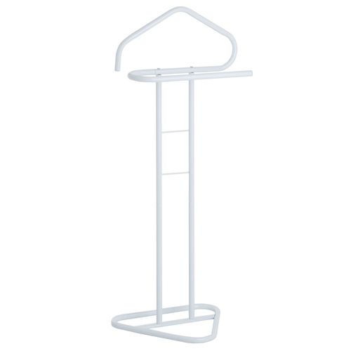 Valet Camilo, En Métal Laqué Blanc