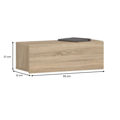 Tiroir Suspendu Thala, En Bois - Coloris Chêne Sonoma