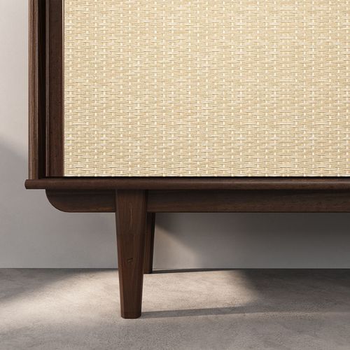 Buffet Simona L 175 Cm En Bois Massif - Coloris Noyer