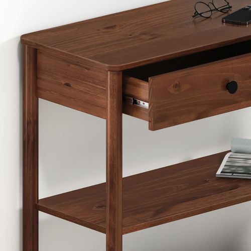 Table Console D'entrée Apoana L 110 Cm En Bois - Coloris Châtaignier