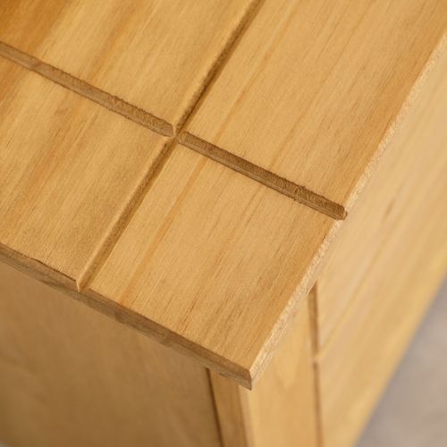 Table De Chevet Cancun H 41 Cm 2 Tiroirs En Bois Massif - Finition Laquée