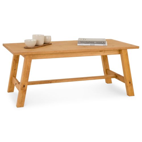 Table Basse Luzerna En Bois Massif - Finition Laquée