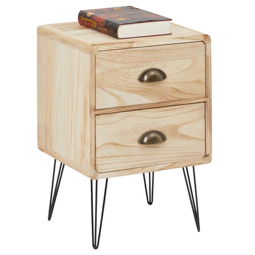 Table De Chevet Malia, 2 Tiroirs