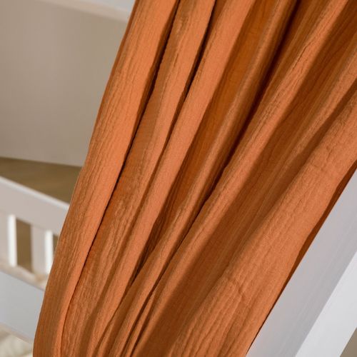 Lot De 2 Rideaux De Lit Nena, En Mousseline - Cuivré