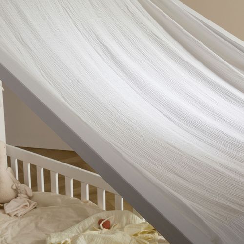 Rideau De Lit Lian, En Mousseline - Blanc