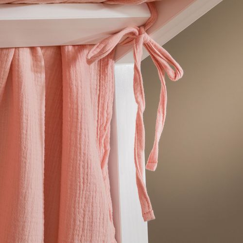 Rideau De Lit Lian, En Mousseline - Rose
