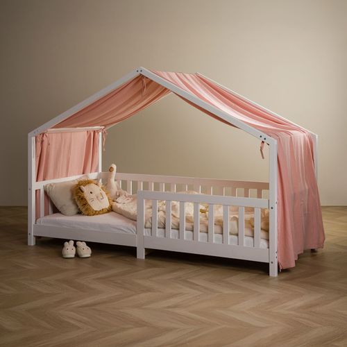 Rideau De Lit Lian, En Mousseline - Rose