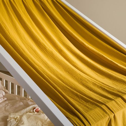 Rideau De Lit Lian, En Mousseline - Jaune