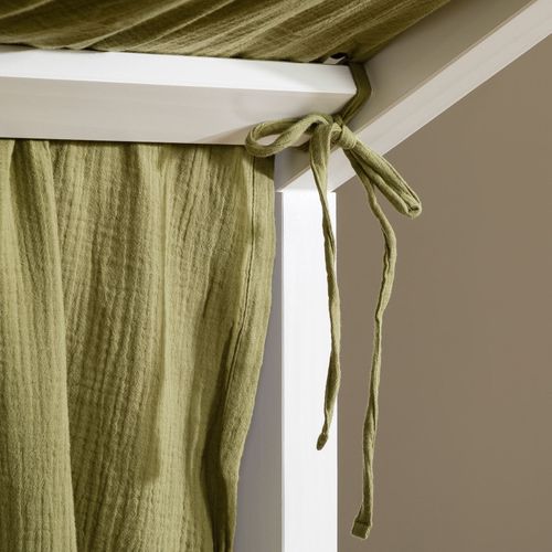 Rideau De Lit Lian, En Mousseline - Vert Foncé