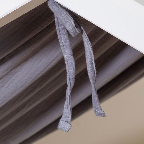 Rideau De Lit Lian, En Mousseline - Gris