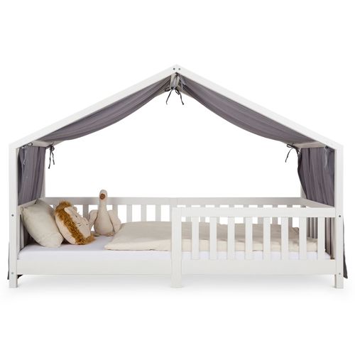 Rideau De Lit Lian, En Mousseline - Gris