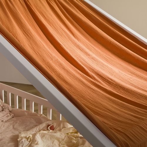 Rideau De Lit Lian, En Mousseline - Cuivré