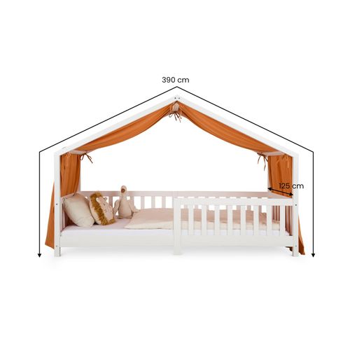 Rideau De Lit Lian, En Mousseline - Cuivré