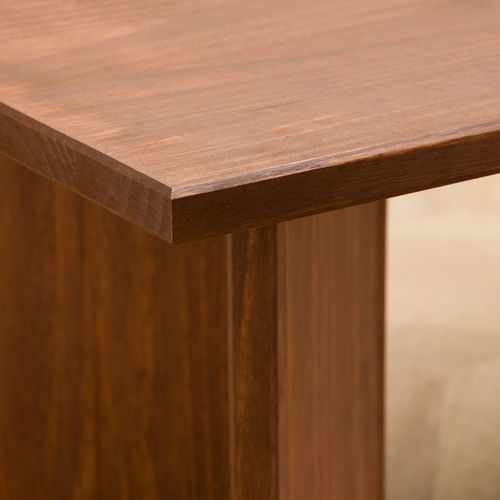 Table Basse Mesa, En Pin Massif - Brun Foncé