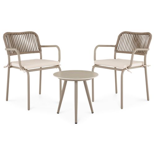 Table D’appoint Extérieur Rosalia Ronde - Coloris Champagne