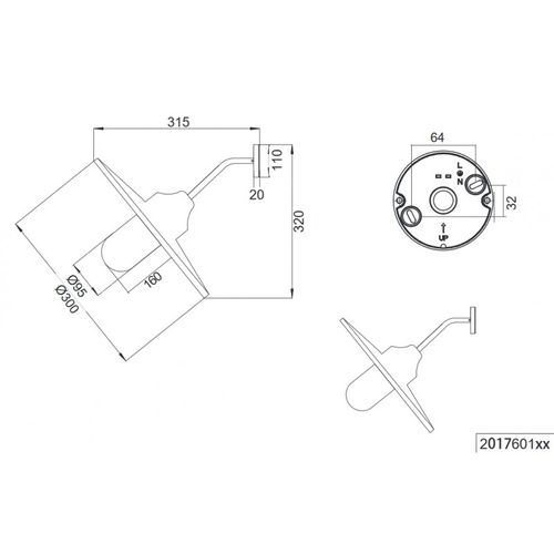 Applique De Jardin Rustique Brenta