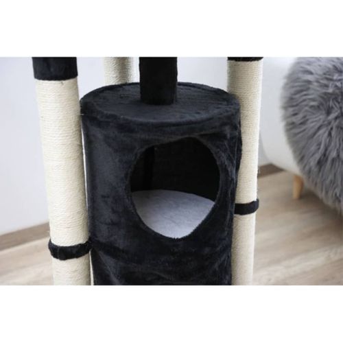 Arbre À Chats Onyx Noir Et Blanc 81507