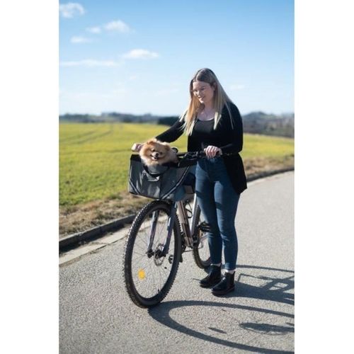 Sac à Vélo Pour Chien Ou Chat- - Vacation - Gris/bleu - 38x29x25 Cm
