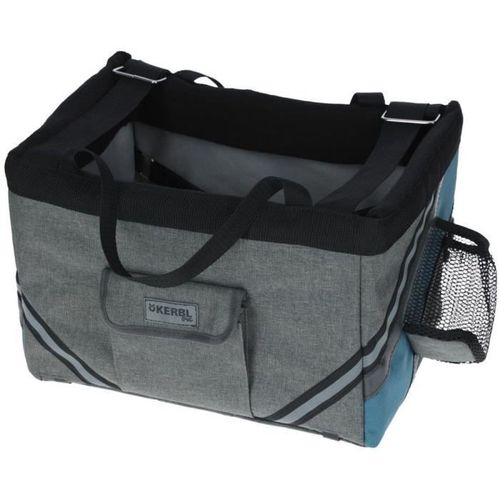 Sac à Vélo Pour Chien Ou Chat- - Vacation - Gris/bleu - 38x29x25 Cm