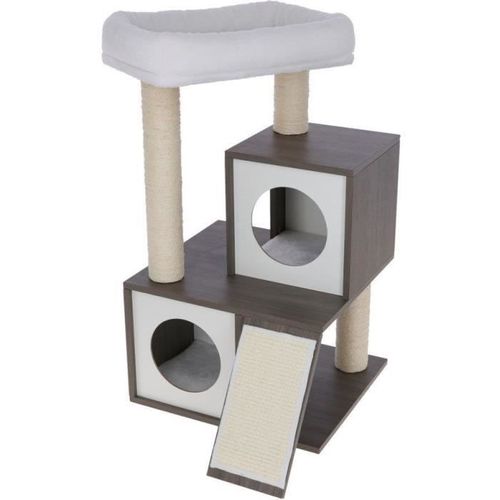 Arbre à Chat - 48x44x86cm - Flair - Blanc/gris - Sisal