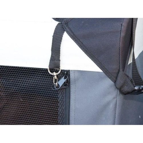 Box De Transport - Kerbl - Journey- 70 X 52 X 52 Cm - Gris / Beige