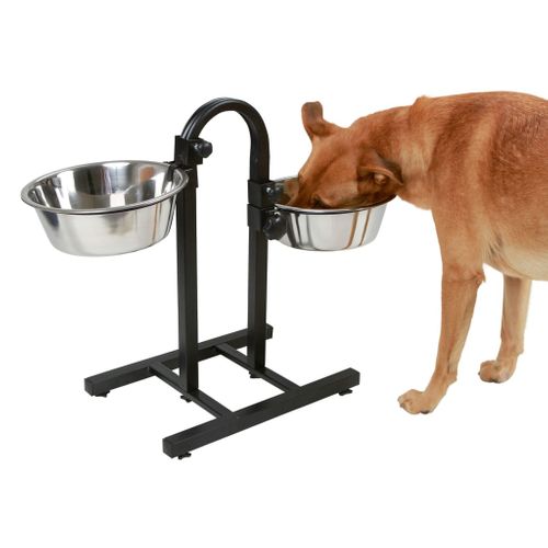 Bar Alimentation Avec Écuelles Pour Chien - 2x2800ml