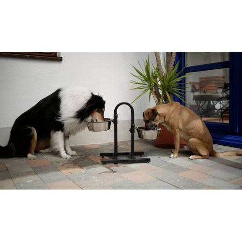 Bar Alimentation Avec Écuelles Pour Chien - 2x2800ml