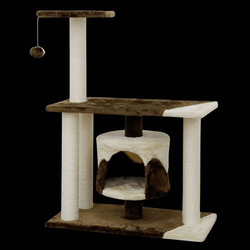 Arbre À Chat Jade Pro 96 Cm Marron Et Beige