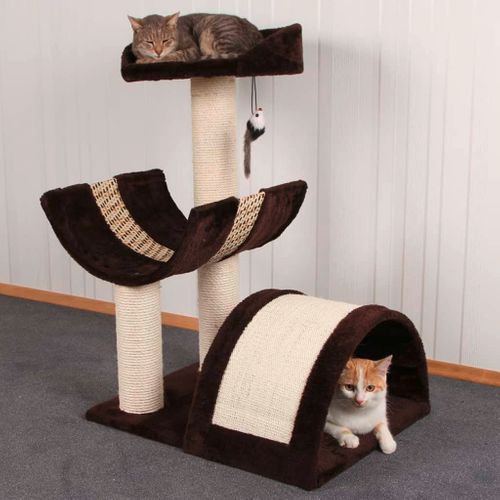 Arbre À Chats Safari 60 Cm Marron Foncé