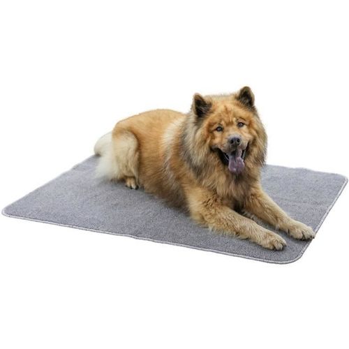 Tapis Thermique Antidérapant - 125 X 80 Cm - Gris Clair