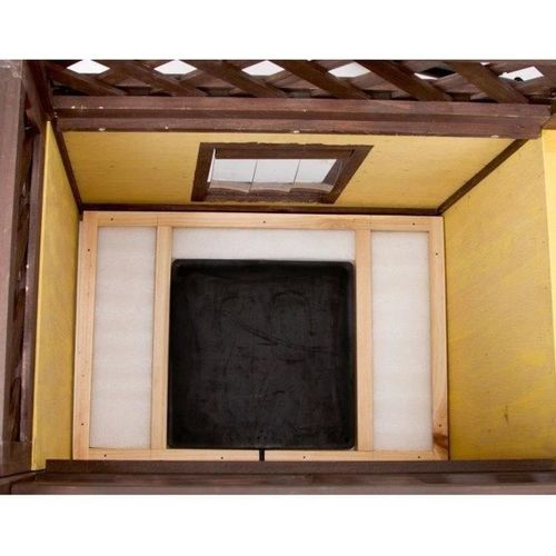 Maison Pour Chat Extérieure - 88x57x77 Cm - 4-seasons Deluxe - Espace Intérieur Isolé Thermiquement