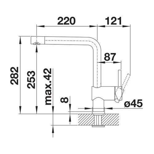 Robinet Blanco Linus Blanc