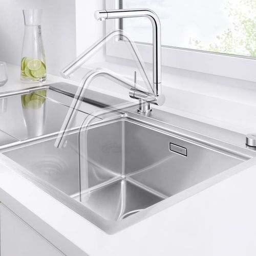 Robinet Rabattable Blanco Laressa-f Chromé Levier À Gauche